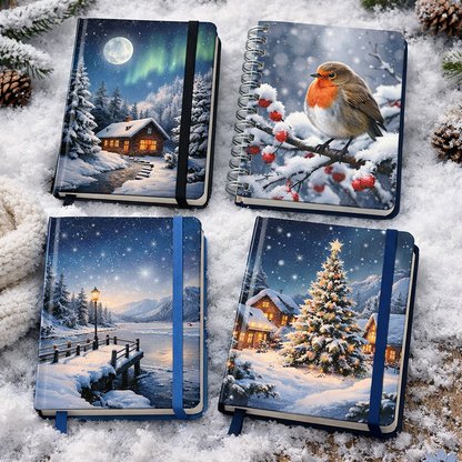 CUADERNOS CON PORTADAS EN NATURELEZA EN PASTA DURA